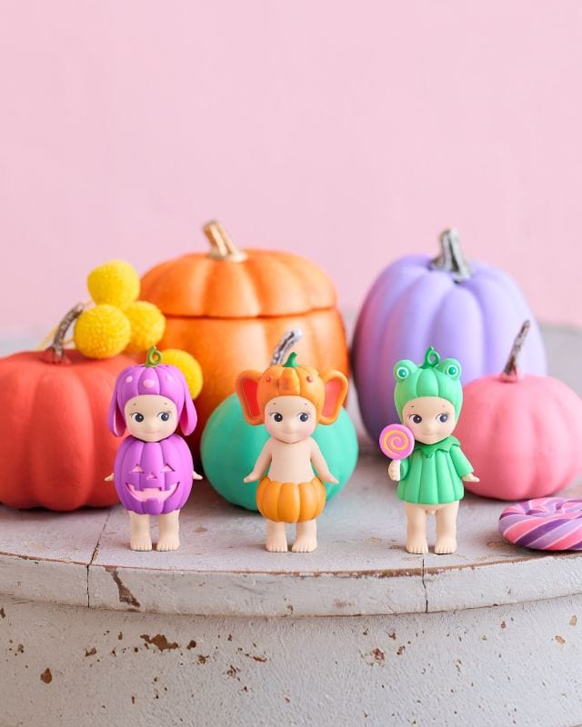 sonny angel pumpkin patch series lop-ear, elephant, frog
